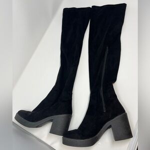 Knee High Suede Steve Madden Heel Boots